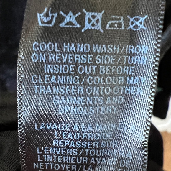 ASOS Black Velvet Dress with Colorful Floral Embroidered Bell Sleeves - Picture 6 of 6